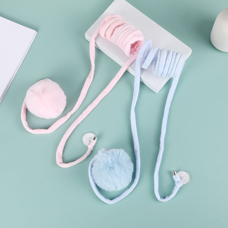 Teasing Wand Self-Entertainment Home Cat Boredom Relief Dream Hanging Elastic Extendable Toy_voghion.com