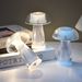 Internet Celebrity Creative Table Luxury Decor Mushroom Atmosphere Lamp Bedside Jellyfish Night Light Gift Ornament_voghion.com