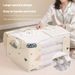Large Capacity Clothes Storage Bag Organizer With Reinforced Handle Suitable For Blankets Bedding Foldable With Sturdy Zipper_voghion.com