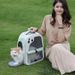 Cat Carrier Outdoor Portable Breathable Large Capacity Handheld Dog Convenient Waterproof Oxford Cloth Double Shoulder_voghion.com
