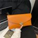Women's Large Capacity PU Leather Envelope Clutch Bag With Zipper Pocket - Soft & Stylish Crossbody Handbag For Daily Use (Black, White, Brown)_voghion.com