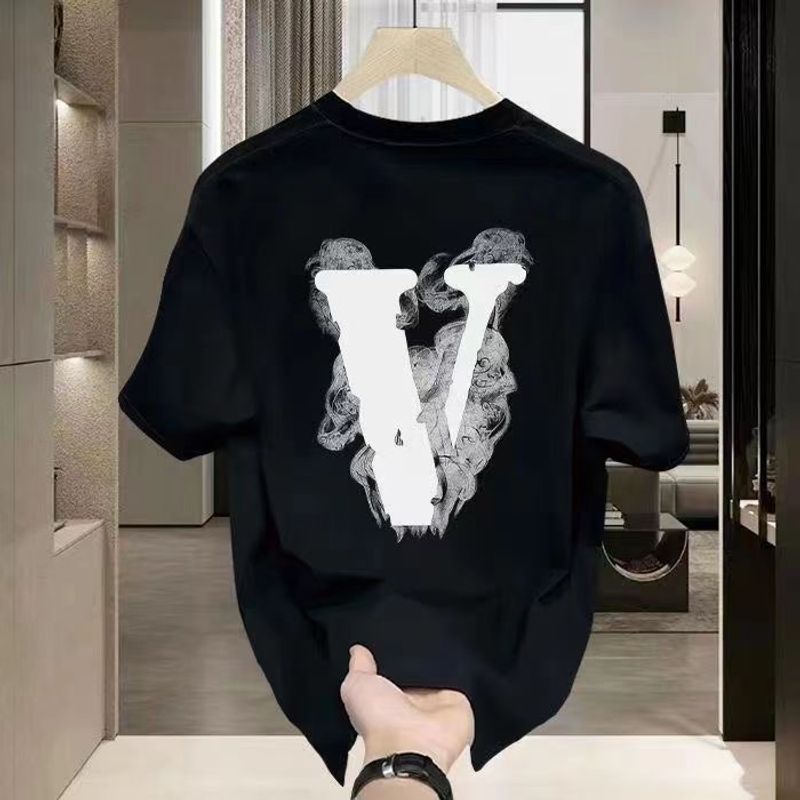 Women's casual loose large size high-quality round neck pullover short-sleeved t-shirt_voghion.com