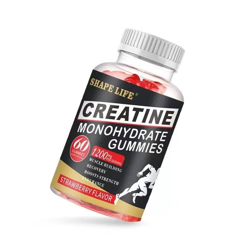 Želatinové bonbóny Shape Life Creatine Monohydrate s jahodovou příchutí zvyšují svalovou energii_voghion.com