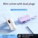 Power Bank Mini Kapsel Power Bank Versteckte Schwanz Stecker Mit Halterung 5000 MAh Kleine Und Bequem Mobile Power Versorgung Charge_voghion.com
