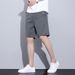 Unbeatable Quality Summer New Cotton Ice Silk Shorts For Boys, Casual, Loose, Versatile, Five Quarter Length Shorts, Thin, Pure White_voghion.com