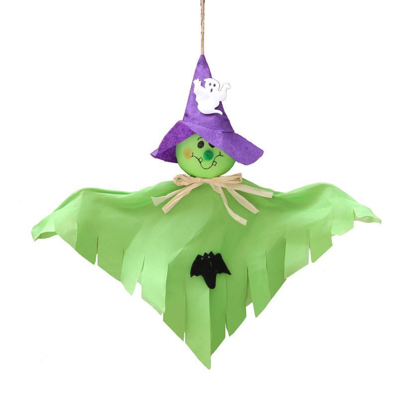 Halloween Witch Ghost Hanging Decor Wall Ornaments Props Party For_voghion.com
