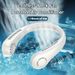 Tragbarer Mini-Halsventilator mit 1200 mAh für Outdoor-Sportarten, Luftkühlung, kleiner USB-Halsventilator mit großem Windantrieb, kabellos, blattlos_voghion.com