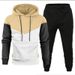 Neue heißverkaufte Herren-Sweatshirt-Jugendmode Casual Sports Patchwork Color-Block Slim Fit Jacke_voghion.com
