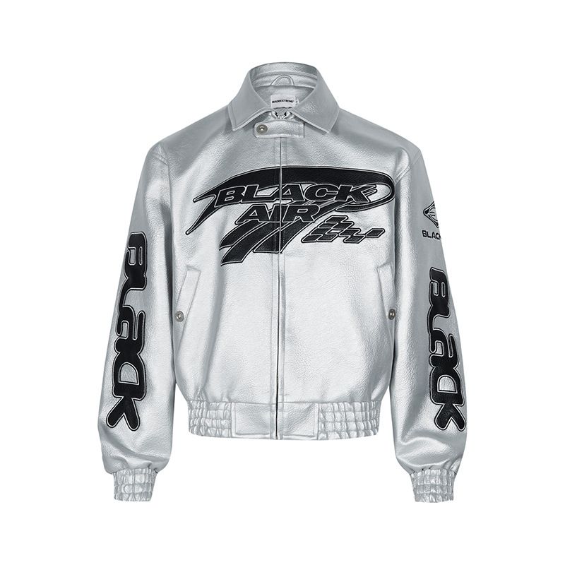 Herrenbekleidung Hip-Hop-Motorradjacke für Damen Frühling und Herbst 2024 Neuer Stil Nationaler Trend Retro Fliegerjacke Lederjacke für Paare_voghion.com