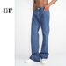 EF JEANS | 2023 Neuheit, Gerade Vielseitige Einfarbige Jeans, Für Damen Und Herren Gleich, Nicht Elastisch, Leicht Gezogen Dunkelblau_voghion.com