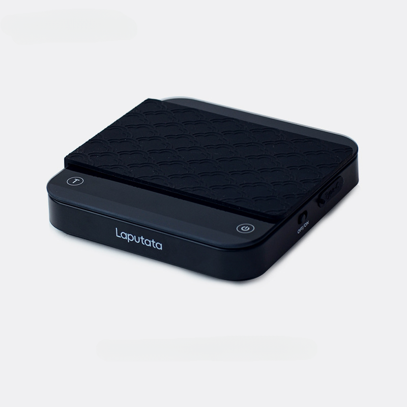 Mini cafeteira italiana eletrônica Black Obsidian Smart Pour Over Coffee Timer recarregável em pequena escala_voghion.com