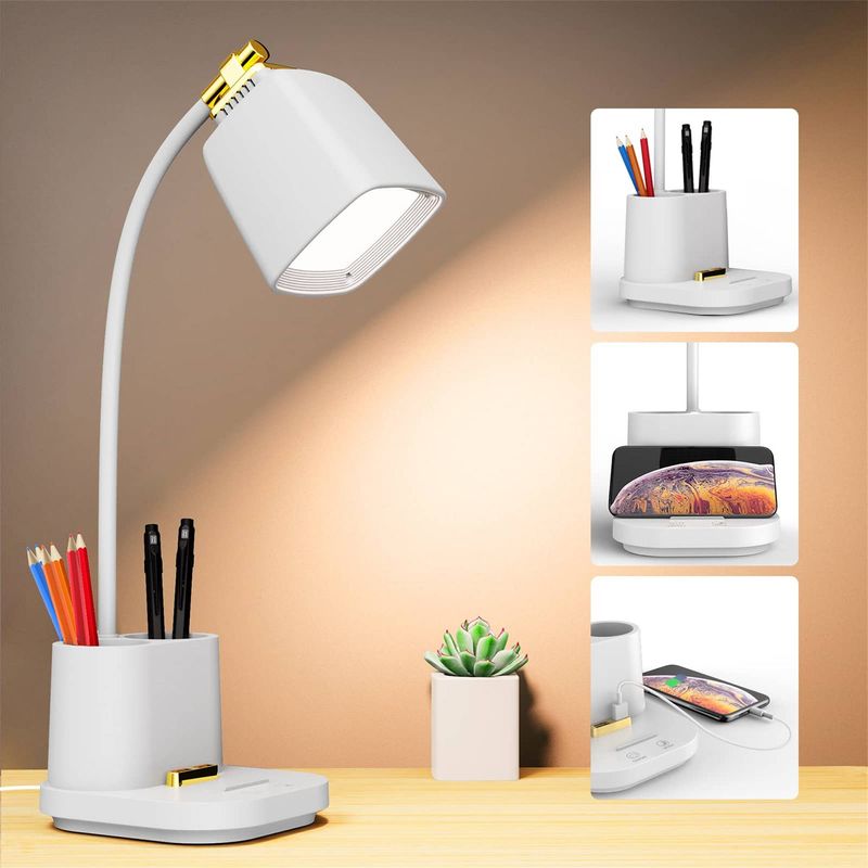 LED-Schreibtischlampe mit USB-Ladeanschluss und Touch-Steuerung_voghion.com