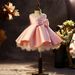 Kinderkleid Prinzessinnenkleid Rosa 2025 Neu Mädchen Hochzeitskleid Erster Geburtstag Abendkleid Baby Tutu Rock_voghion.com