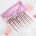 Make-up-Pinsel und -Tools, neue 10-teilige rosa Make-up-Pinsel der Wet And Wild-Serie mit Daumen, galvanisierter Griff, Make-up-Pinsel-Set, Laser-Make-up-Pinsel-Tasche_voghion.com