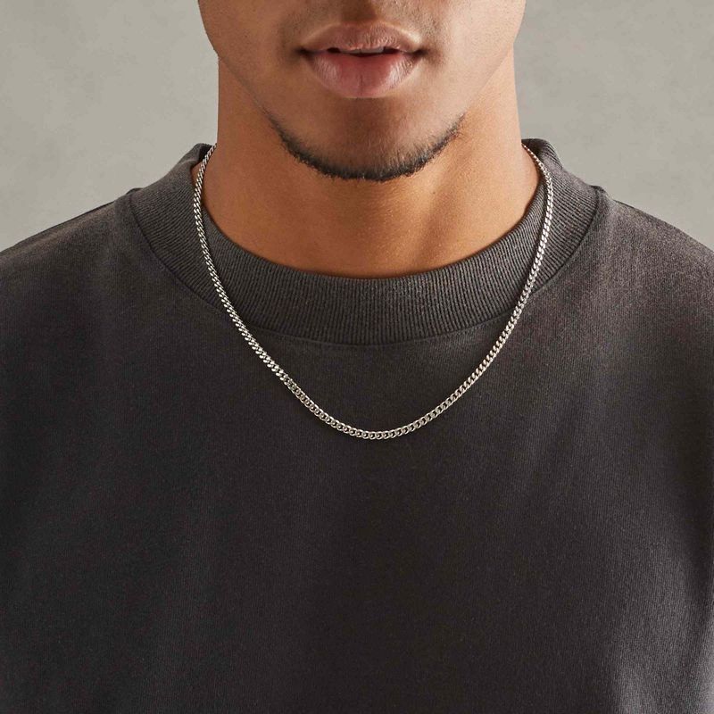 Hip Hop Necklace 316 Stainless Steel Jewelry Necklace 3MM Men And Women Miami Cuban Chain_voghion.com