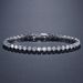 Korean New Product Single Row 2-4mm Round Zircon Tennis Bracelet Women's Handpiece_voghion.com