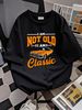 Maglietta da uomo divertente "Non sono vecchio, sono classico vintage per la festa del papà, nonno Grendad", elasticizzata, morbida e traspirante, grafica estiva unisex._voghion.com