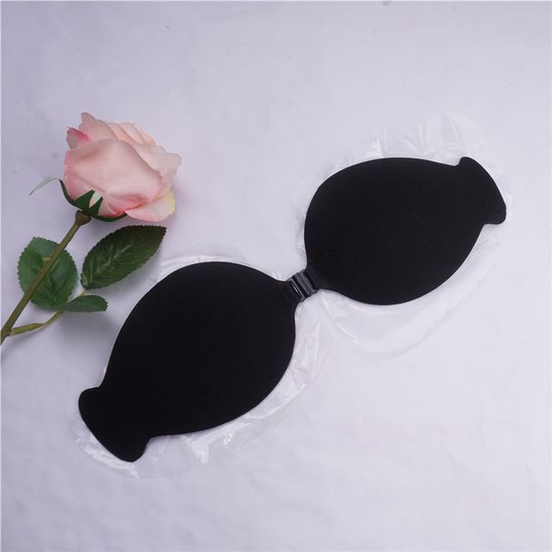 Silicone invisible bra patch thin ultra-thin strapless fish-shaped women's wedding dress for small breast push-up thickened breast pads_voghion.com