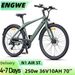 Engwe MapFour N1 Air ST Kuelefaser City E-Bike 250W Step-Through Elektro-Vëlo fir Fraen mat Drehmomentsensor 36V 10Ah Batterie_voghion.com