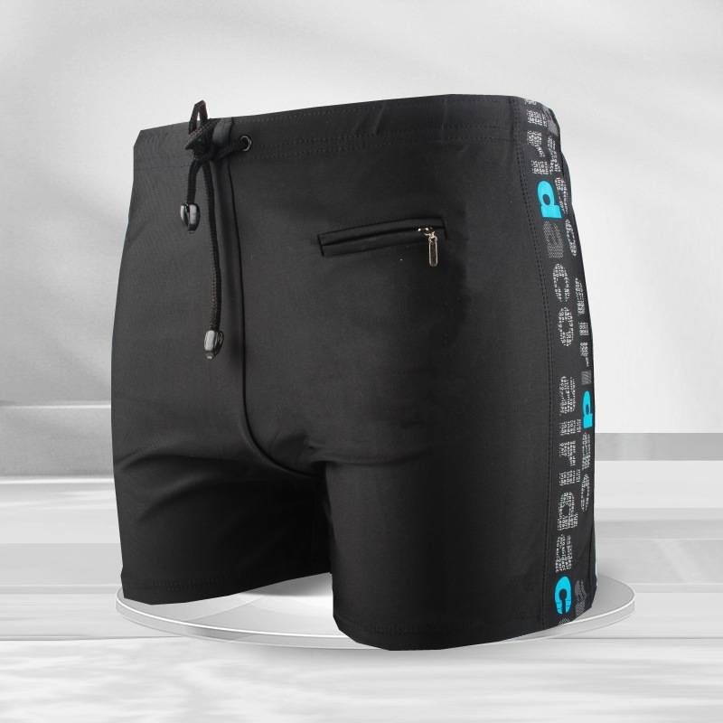 Bañadores tipo slip para hombre, bañadores deportivos tipo slip, bañadores holgados de secado rápido con bolsillos, bañadores casuales con bolsillos._voghion.com