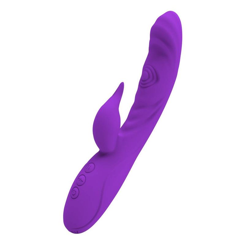 Vibromasseur rechargeable pour femme, léchage et claquement de langue, point G, masturbation, orgasme, massage multifréquence, bâton AV, jouets sexuels pour adultes_voghion.com