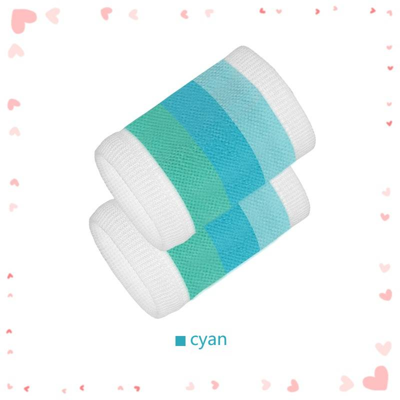 Modny stabilizator nadgarstka do siatkówki dla kobiet – stylowy stabilizator w gradiencie kolorów do uprawiania sportu, tańca i zapobiegania kontuzjom (para, rozmiar uniwersalny)_voghion.com