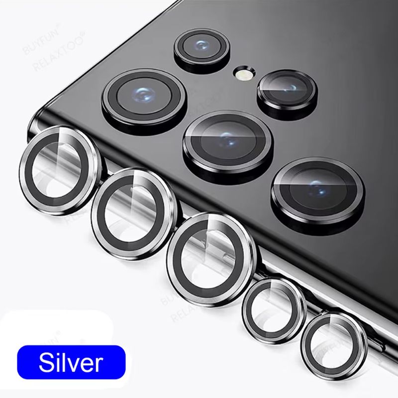 Προστασία Κάμερας από Κράμα S25Ultra για Samsung Galaxy S25 Ultra Plus 5G Κάμερα Γυαλί Μεταλλικό Δακτύλιο Πίσω Φακού S25Plus S 25 Ultra Plus_voghion.com