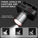Lampada frontale a LED transfrontaliera ad alta intensità con batteria al litio a lunga durata, con ricarica di tipo C, a lungo raggio per esterni_voghion.com