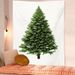 Christmas Tree Handmade Landscape Tapestry Wall Hanging Cloth Ethnic Style INS Background Fabric Blanket Hanging Cloth-H_voghion.com