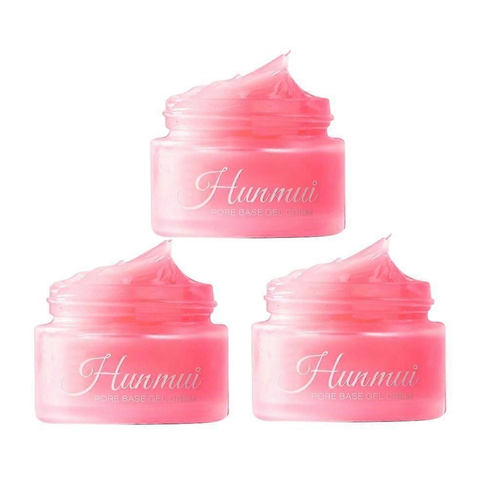3 pezzi Hunmui Base Cream Primer per il trucco Gel Correttore Primer per il trucco Primer isolante idratante Riduce i pori Trucco di bellezza per il viso 30 ml_voghion.com