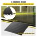VEVOR Rubber Threshold Ramp, 2.6" Rise Threshold Ramp Doorway, 3 Channels Cord Cover Rubber Solid Threshold Ramp, Transitions Rubber Angled Entry Rated 2200Lbs Load Capacity For Wheelchair And Scooter_voghion.com