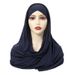 New Solid Color Single-layer Cross Elastic Long For Women, Scarf And Headscarf_voghion.com