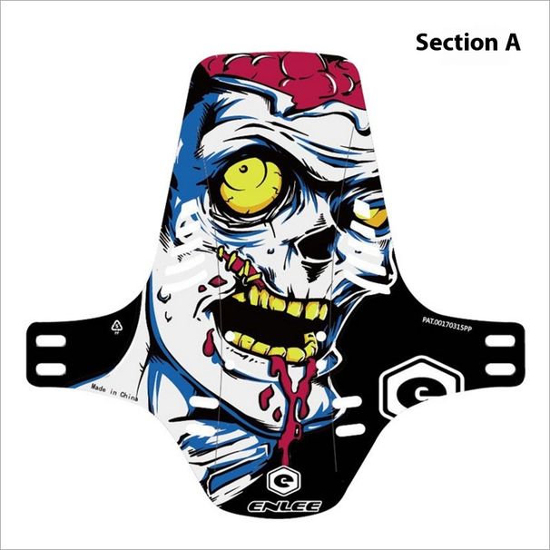 Blatník na kolo Enlie přenosný ultratenký rám přední vidlice štít proti dešti rychlost na horské kolo sjezd off-road odbahnění_voghion.com