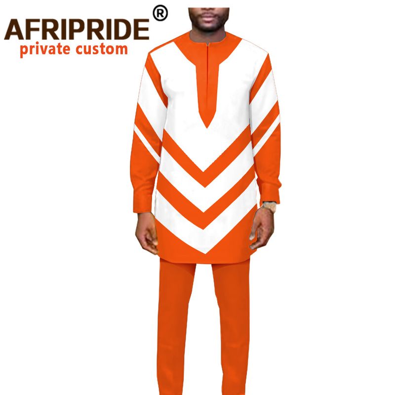 Pánské oblečení African men slim l dvoudílná sada_voghion.com