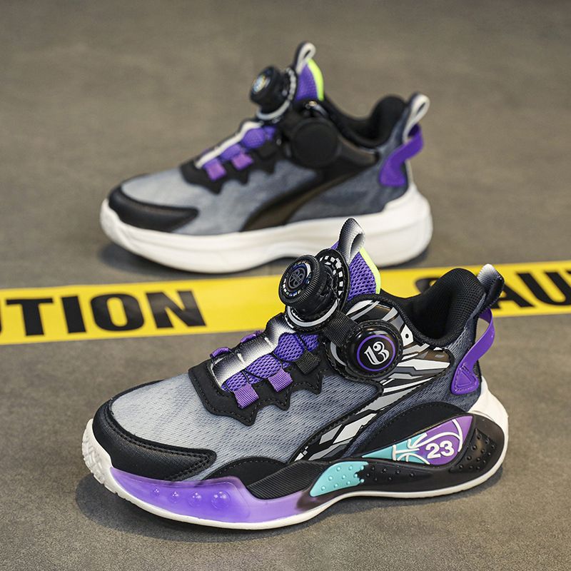 Boys' Sports Shoes For Older Kids, Teenagers, Students, Children's Basketball Shoes 2024 Autumn New Breathable Mesh Spring And Autumn Models_voghion.com