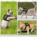Tactical Cat Harness Leash Vest Style Anti-Escape Adjustable Outdoor Puppy Chain For Walking Cats And Small Dogs_voghion.com