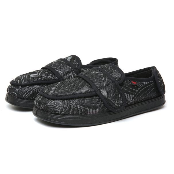 Scarpe da donna in tessuto Ziwa Ge, primavera e autunno, regolabili e larghe, per piedi grassi, alluce valgo, comode e piatte._voghion.com