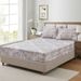 Housse de matelas en polyester à texture de grain de bois et cachemire, drap-housse doux pour la peau, protège-matelas_voghion.com
