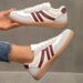 Cross-Border Women's Plus Size German Training Sneakers 2025 New European And American Retro Color Block Flat Single_voghion.com