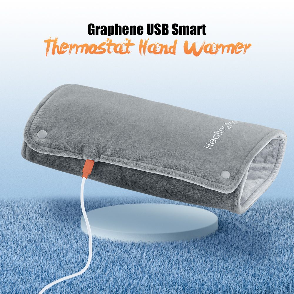 30*50cm Heating Graphene USB Smart Thermostat Warmer Winter Office Artifact Hand Warming Bag For Body Pad_voghion.com