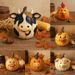 Figurines Animaux de la Ferme Statue Citrouille Halloween Automne Ornement_voghion.com