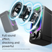 Saida Computer Home Laptop Universal Kleiner Lautsprecher Verkabelt Buntes Licht Desktop Subwoofer_voghion.com