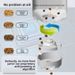 Intelligenter WLAN-Futterautomat mit Timer, Portionskontrolle, Doppelnäpfen und visueller Überwachung für Katzen und Hunde_voghion.com