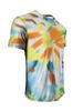 Camicia a maniche corte comoda e versatile da uomo, con stampa tie-dye, graffiti hip-hop e moda artistica estiva_voghion.com