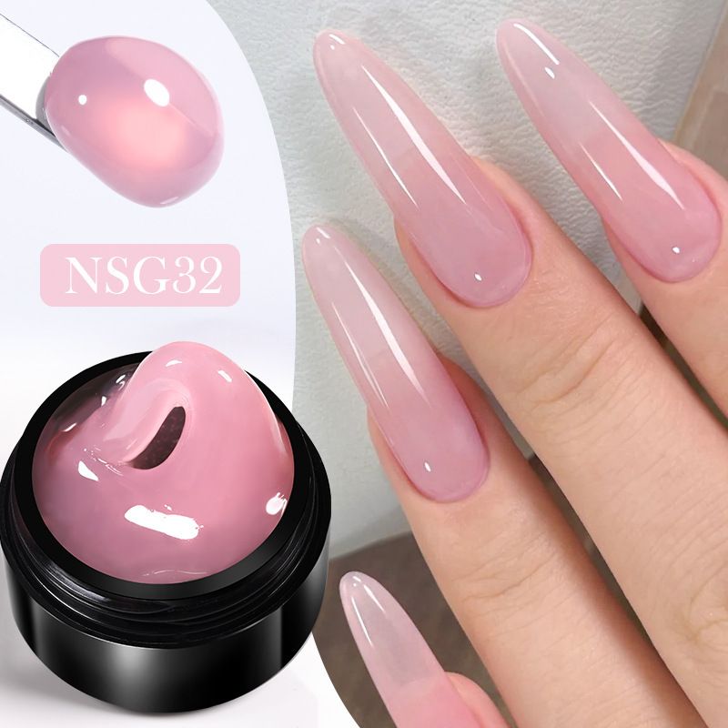 BORN PRETTY New Non-Stick Nail Extension Gel - 15ml Aurora Paperless Boxed Gel | Hand-Moldable UV Gel For Easy Shaping_voghion.com