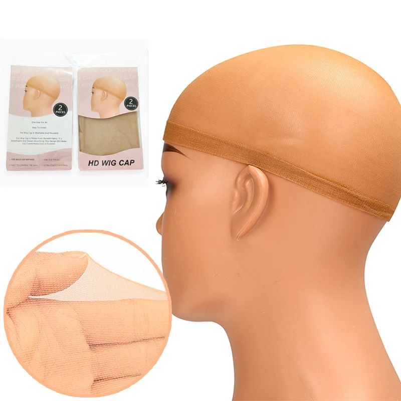 Filet de perruque populaire, bas de filet, bonnet de perruque HD, ensemble de tête de filet de perruque super transparent haute définition, bonnet de filet universel_voghion.com