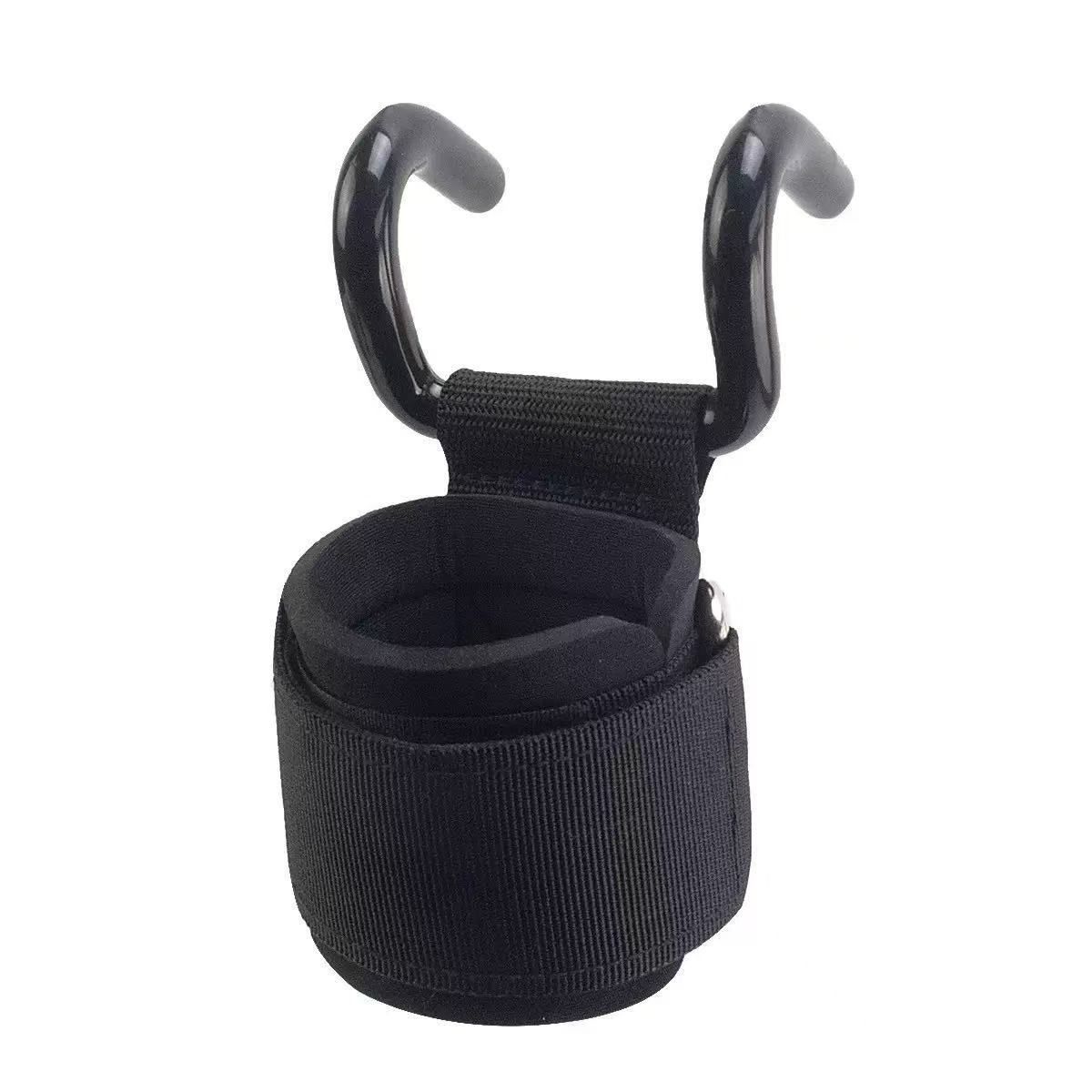 Fitness Deadlift Band Wrist Guard Pull-Up Assist Hook Hanging Horizontal Bar Anti-Dislodgement Force Auxiliary Artifact_voghion.com