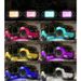 1SET Automotive RGB-Chassislichter, Bluetooth-Regenbogen-Offroad-Chassis-Atmosphärenlichter, Musik-LED-Rhythmuslichter_voghion.com