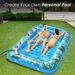 Inflatable Tanning Pool Adult Soaking Water Floating Bed Lawn Water Toy Luminous LED Water Sofa Sunshade Floating Bed_voghion.com