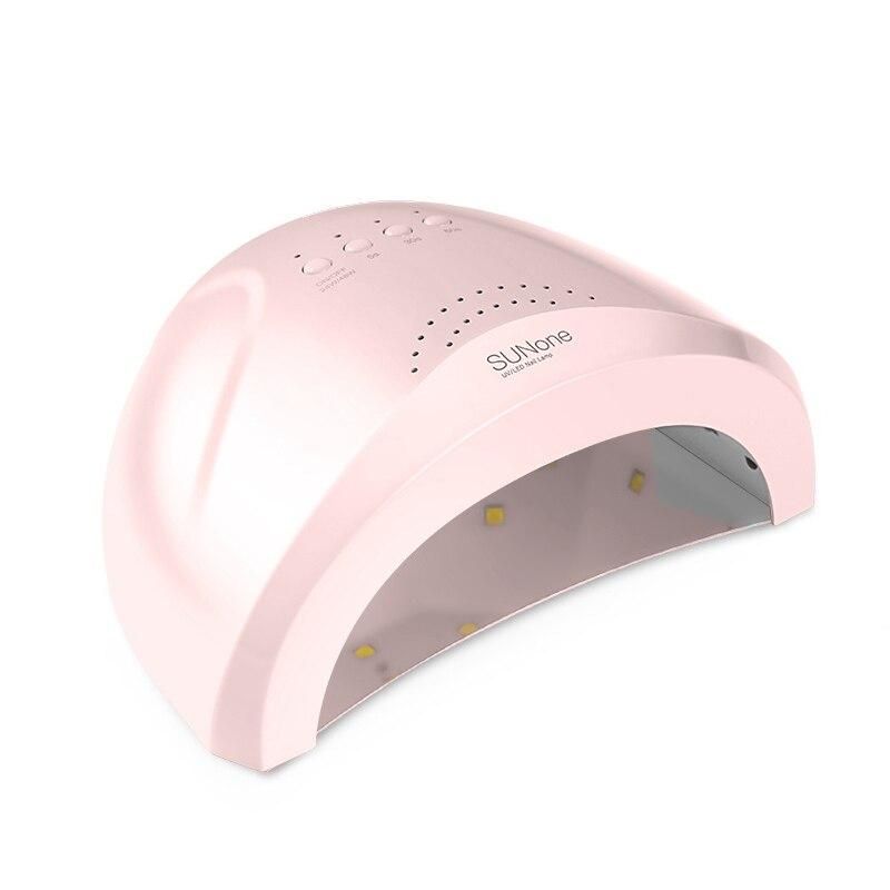 48W UV LED-lampa för naglar Professionell gellackslampa med 3-växlad timer Smart nageltork Manikyrverktyg_voghion.com